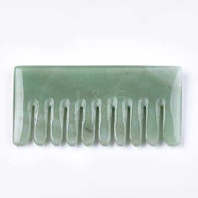 Natural Green Aventurine Massage Comb G-T113-10A-1