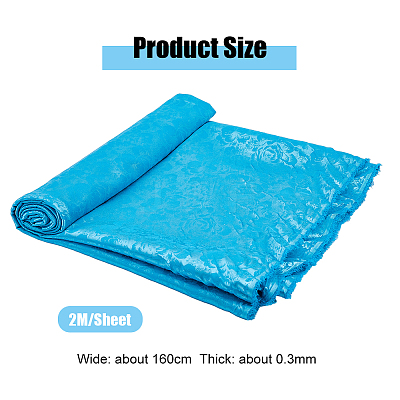 Polyester Flower Pattern Fabric DIY-WH0021-39B-1