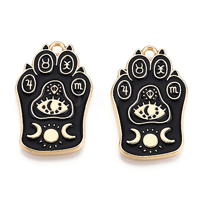 Alloy Enamel Pendants ENAM-CJC0020-19-1