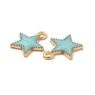 Alloy Enamel Charms ENAM-S121-024F-1