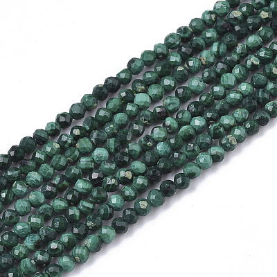 Natural Malachite Beads Strands X-G-S361-2mm-001-1