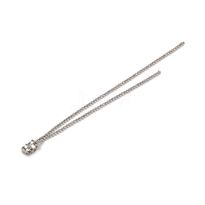 Brass Ball Chain Ear Nuts KK-G510-18P-1