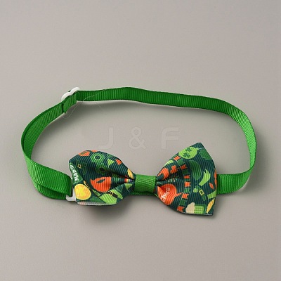 Adjustable Cloth Pet Bow Ties AJEW-WH0258-563K-1
