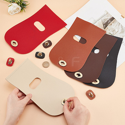 5Pcs 5 Colors Imitation Leather Bag Cover FIND-PH0006-67-1