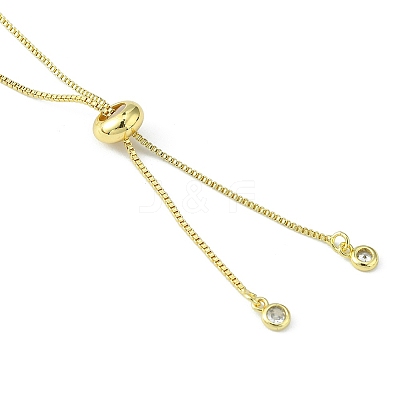 Rack Plating Brass Box Chain Slider Bracelets MAK-YW0001-04G-1