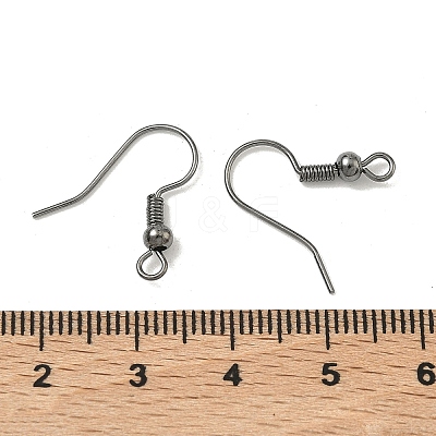Brass Earring Hooks X-KK-S075-B-1