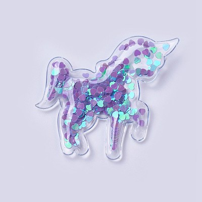 PVC and Paillette Decoration X-AJEW-F037F-1