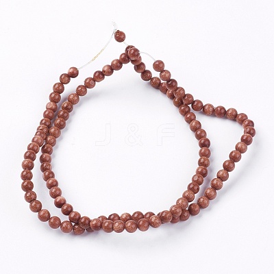 Goldstone Bead Strands G-R193-04-4mm-1