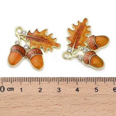 Alloy Enamel Pendants ENAM-F155-03B-1
