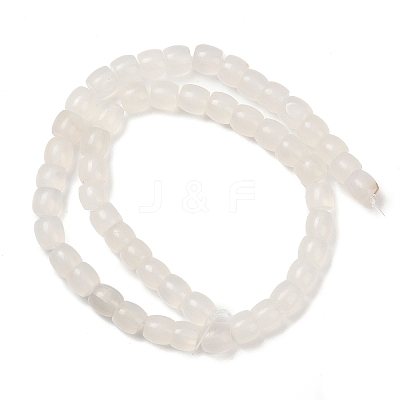 Natural Grey Agate Beads Strands G-C258-01-1