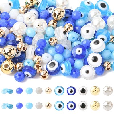150Pcs 3 Colors Resin Beads RESI-FS0002-28-1