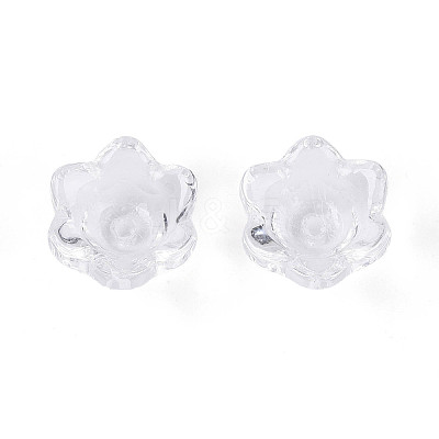 Transparent Glass Bead Caps A-GLAA-Q089-002C-001-1