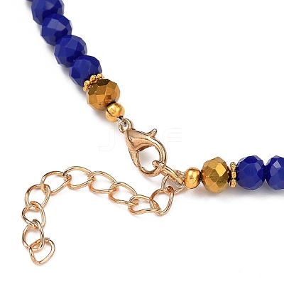 Glass Beaded Necklaces NJEW-JN02937-1