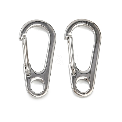 304 Stainless Steel Rock Climbing Carabiners STAS-B089-02C-P-1