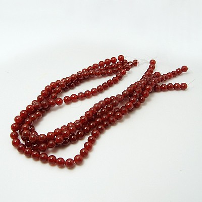 Natural Carnelian Beads Strands G-G338-3mm-02-1