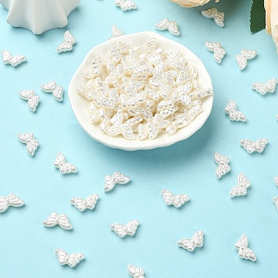 ABS Plastic Imitation Pearl Beads OACR-YW0001-85B-1