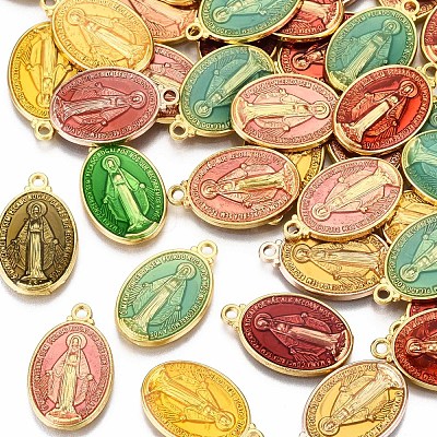 Brass Enamel Pendants X-KK-S345-179-1