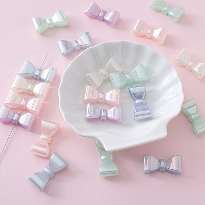 Luminous Opaque Acrylic Beads OACR-F011-01-1