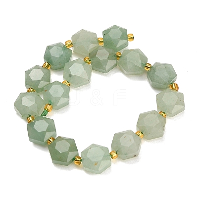Natural Green Aventurine Beads Strands GG-CBA4A3B-B18-1