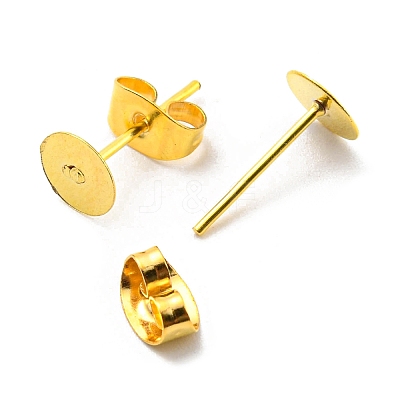 Iron Stud Earring Findings IFIN-Q001-01B-G-1