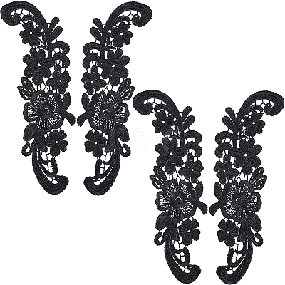 Sew on Flower Appliques PATC-WH0005-46A-1