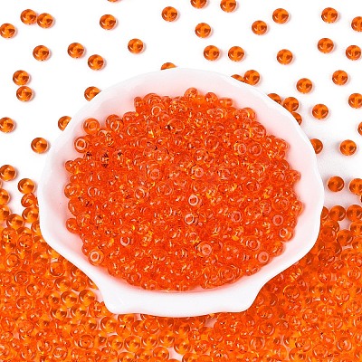 Transparent Colours Glass Seed Beads SEED-N007-39A-06-1