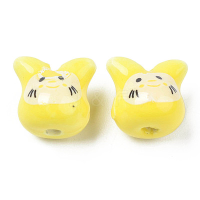 Handmade Porcelain Beads PORC-T007-04P-1