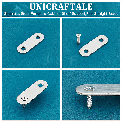 24Pcs 201 Stainless Steel Furniture Cabinet Shelf Support FIND-UN0001-42-1