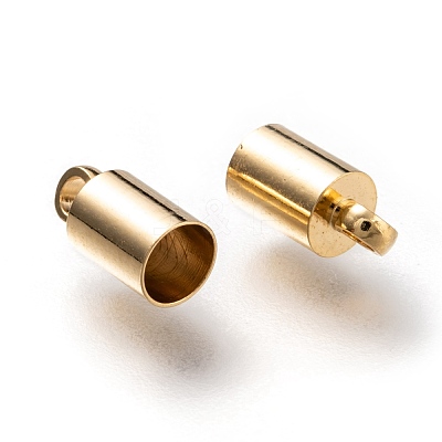 Brass Cord Ends KK-H759-41C-G-1