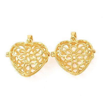 Brass Cage Pendants KK-CBA8ACD-02G-E-1