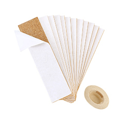 Cork Label Stickers STIC-WH0003-64-1
