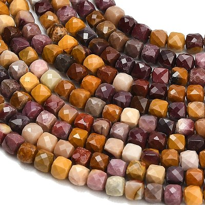 Natural Mookaite Beads Strands GG-CBA77FB-D03-03-1