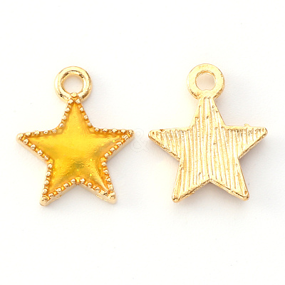 Alloy Enamel Charms ENAM-S121-024D-1
