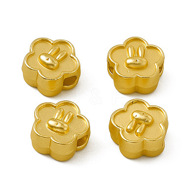 Rack Plating Alloy Beads PALLOY-M202-18MG-1