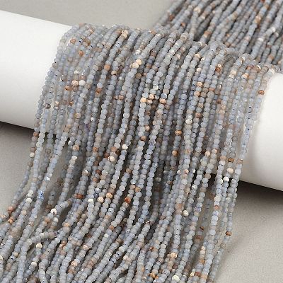 Natural Angelite Beads Strands G-RM2025-A31-2mm-1