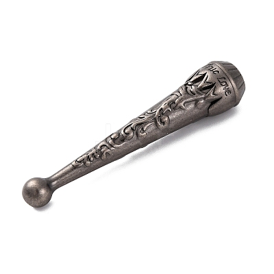 Alloy Cord End PALLOY-WH0022-03AS-1