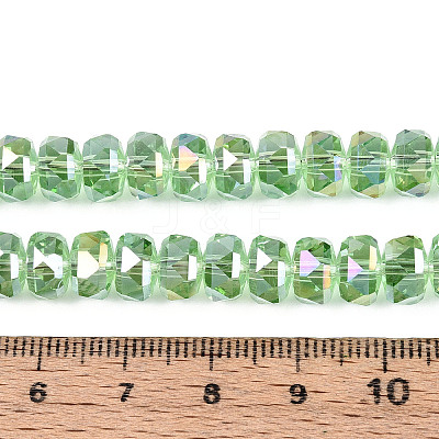 Electroplate Glass Beads Strands EGLA-T021-20H-1