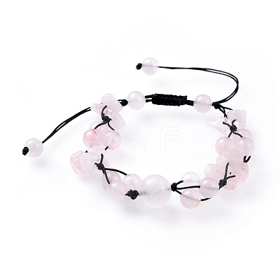 Adjustable Nylon Cord Braided Bead Bracelets BJEW-JB04602-04-1