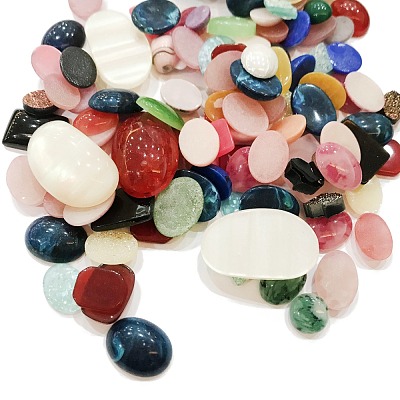 Acrylic & Glass Cabochons MACR-P038-01-1