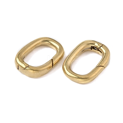 Brass Spring Gate Rings KK-WH0062-61B-G-1