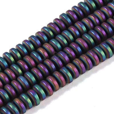 Electroplated Synthetic Non-magnetic Hematite Beads Strands G-E618-08E-1