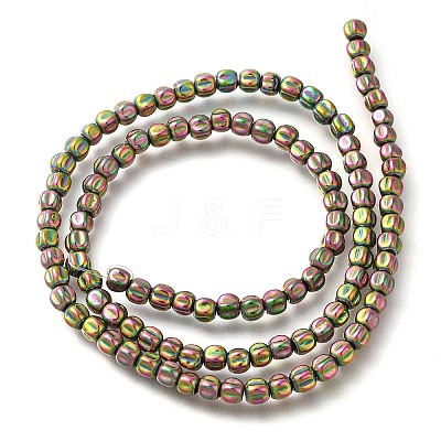Electroplated Synthetic Non-magnetic Hematite Beads Strands G-C154-A01-01D-1