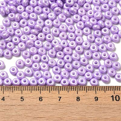 Baking Paint Luster Glass Seed Beads X1-SEED-B001-04A-09-1