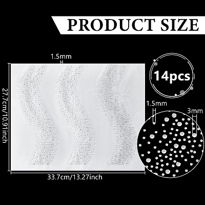 14Pcs Glass Rhinestone HTV Transfer Vinyl Sheets DIY-FG0010-29D-1