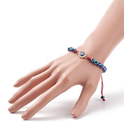 Crystal Rhinestone Link Bracelet BJEW-JB08492-1