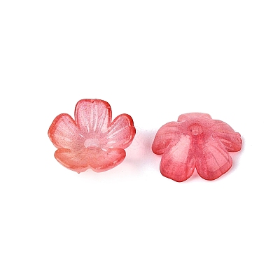 Transparent Plastic Bead Caps KY-Q005-02A-07-1