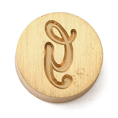 Golden Tone Brass Letter Stamps KK-R005-01G-1