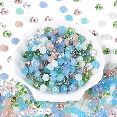 Transparent Colours Glass Seed Beads SEED-N007-39B-02-1