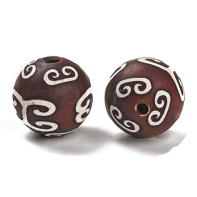 Tibetan Style dZi Beads TDZI-R002-03A-1