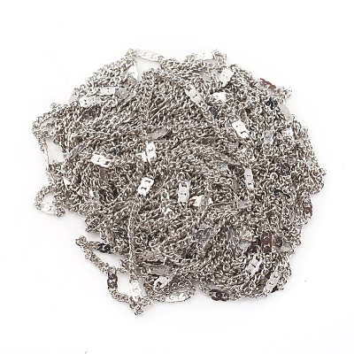 Soldered Brass Coated Iron Cable Chains CH-CJC0001-02B-P-1